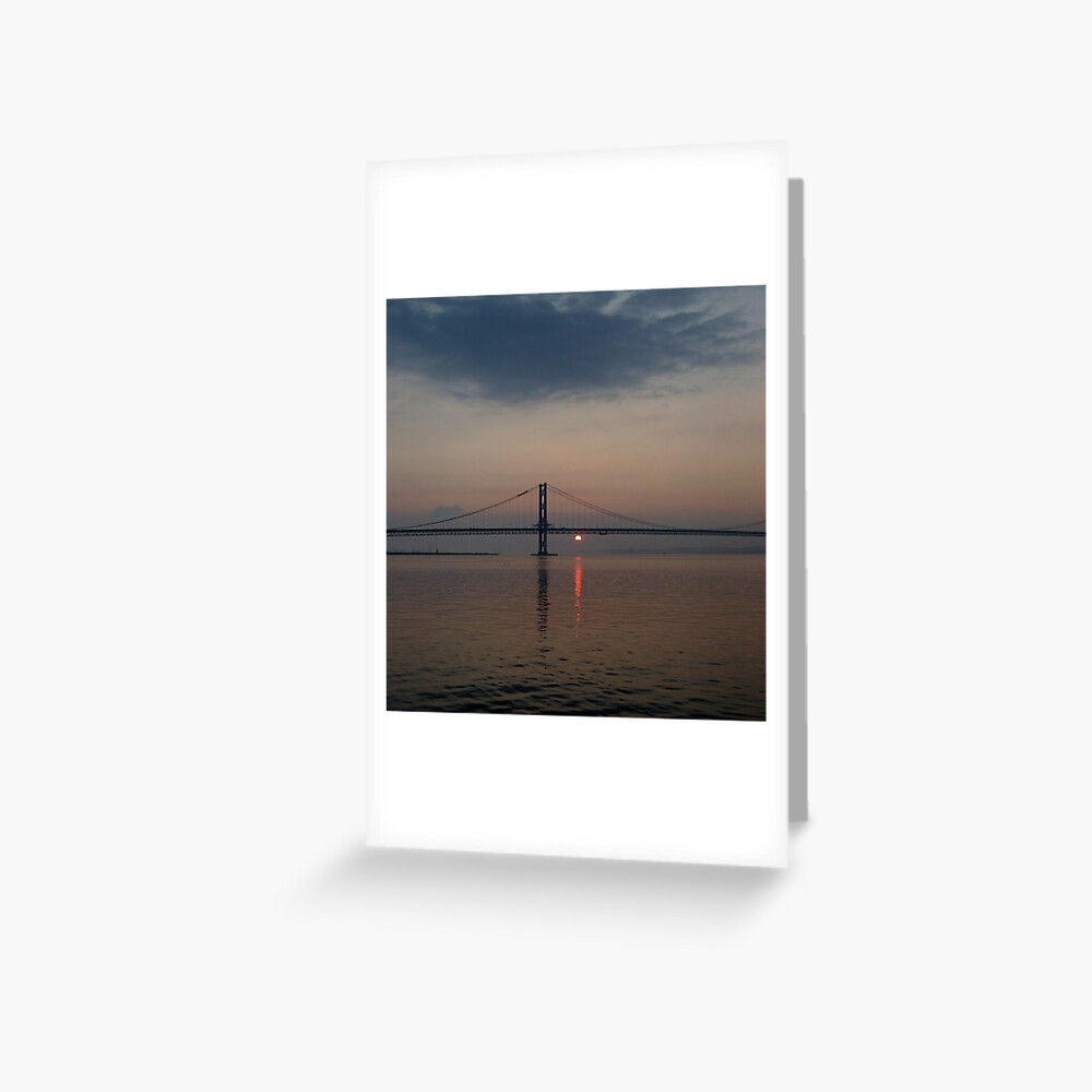 Bridge Sunset Greeting Card