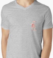 Shawn Mendes Festival Tour Blumenmuster T-Shirt mit V-Ausschnitt