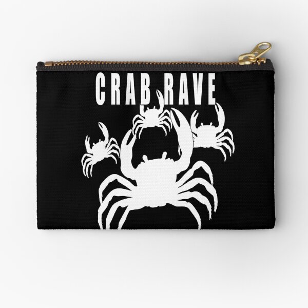 Crab Rave Meme Zipper Pouches Redbubble - roblox crab rave of obama and roblox being gone