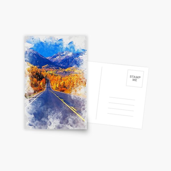 Item preview, Colorado Highway designed and sold by AM FineArtPrints.