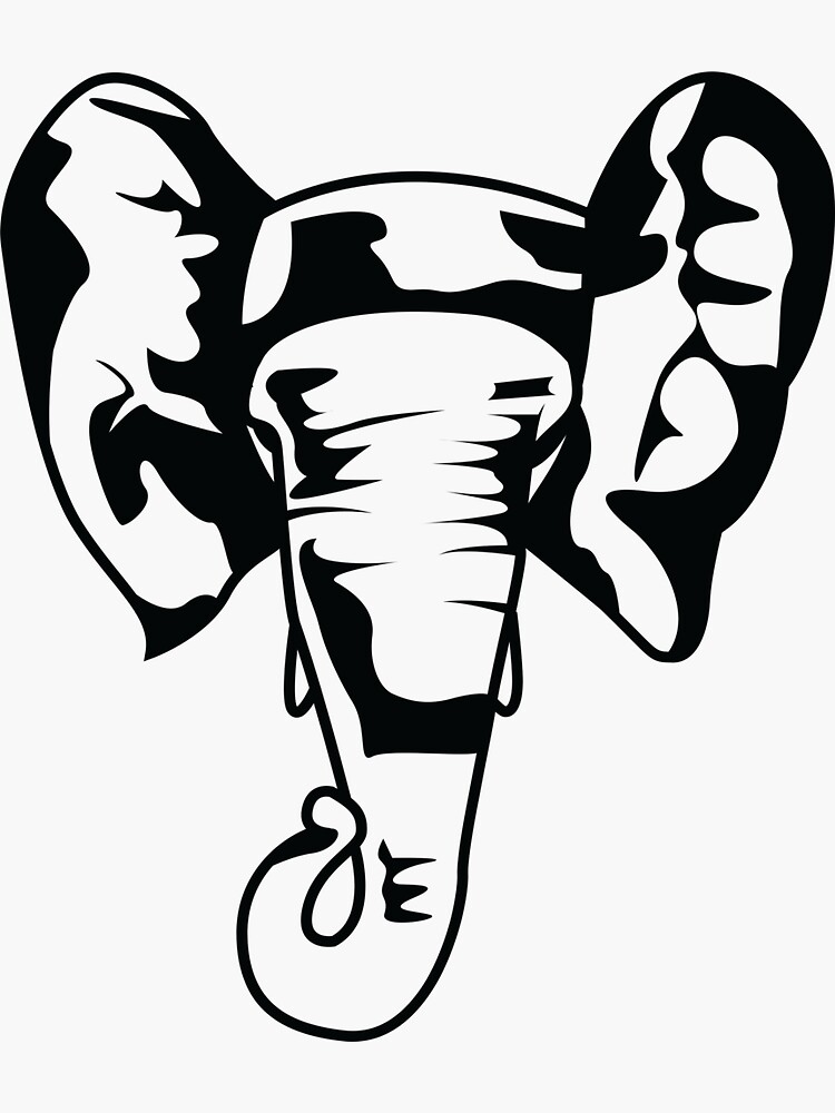 "XXXTentacion Elephant Tattoo" Sticker by ctnara | Redbubble