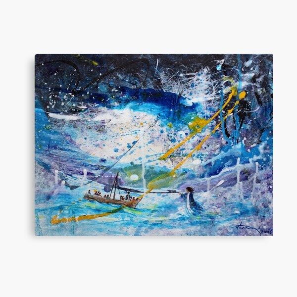 Vista previa del artículo con la obra «Caminando sobre el agua», diseñado y vendido por Kume Bryant.