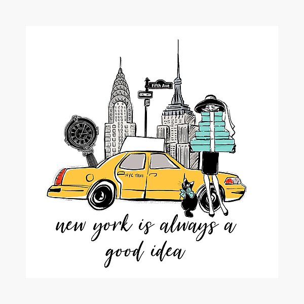 New York Girl Photographic Print