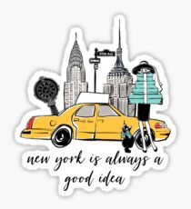 New York Girl Sticker