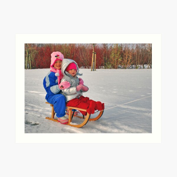 A sleigh ride..... Art Print