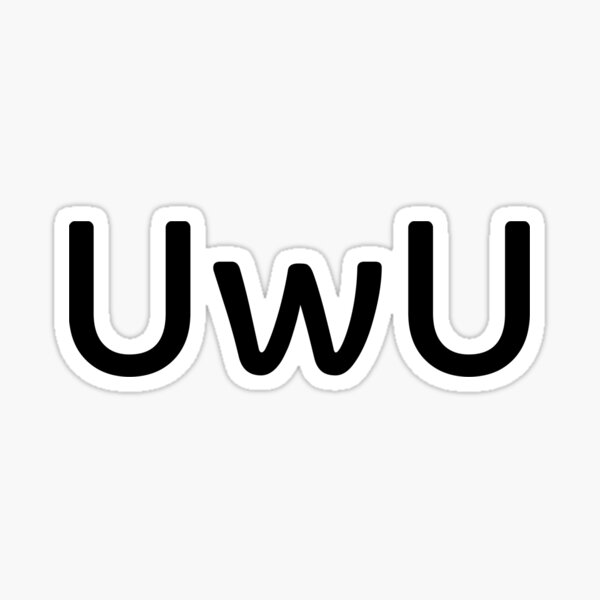 Uwu Emoji Face Stickers Redbubble - copy and paste sans face for roblox