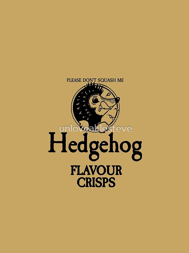 Hedgehog Flavour Crisps by unloveablesteve