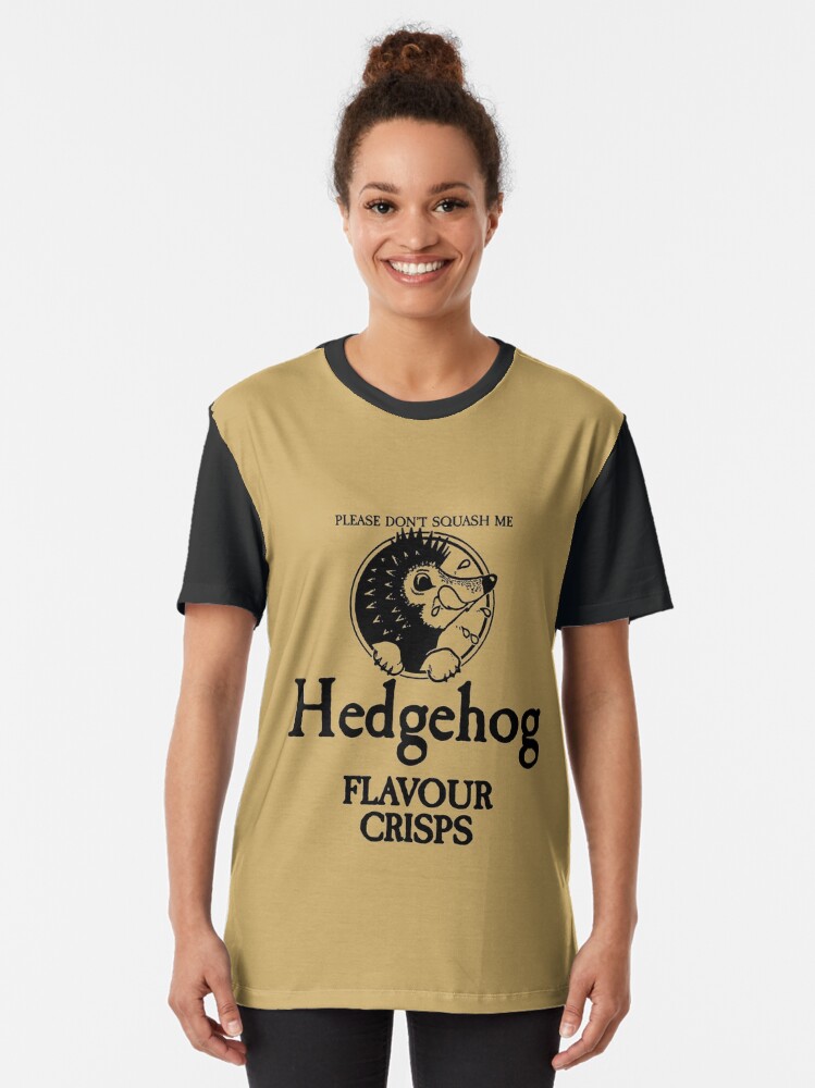 Alternate view of Hedgehog Flavour Crisps Graphic T-Shirt