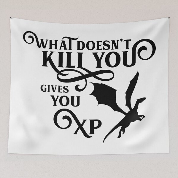 Item preview, Game Master What Doesn't Kill You Gives You XP Tabletop RPG Addict designed and sold by pixeptional.