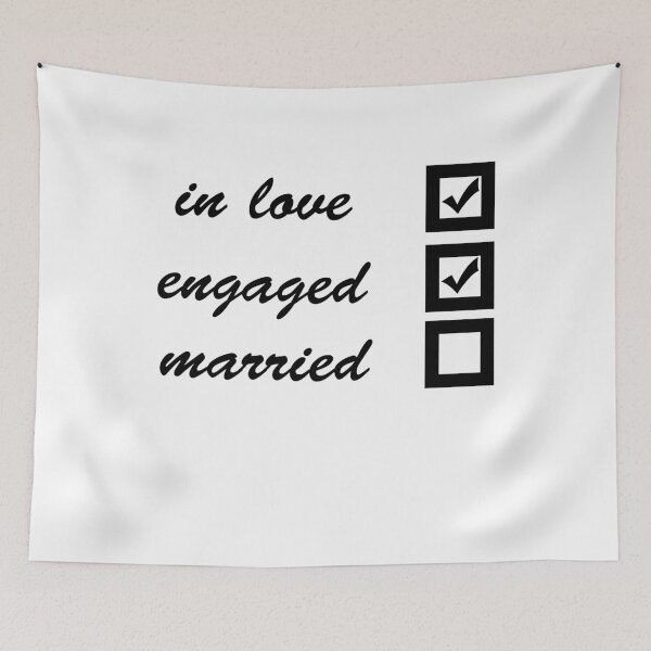 Item preview, In love, engaged, married designed and sold by TrendyDesigns.
