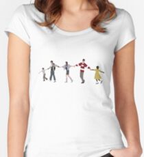 Ferris Bueller-Kette Tailliertes Rundhals-Shirt
