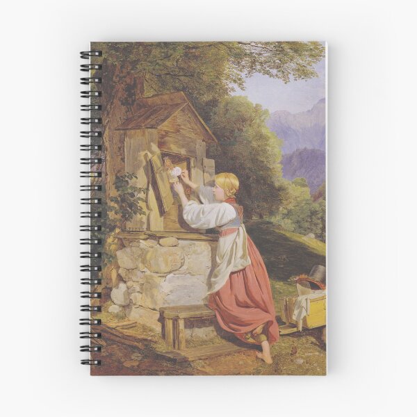 Item preview, Girl adorns the Virgin Mary with a rose-Ferdinand Georg Waldmüller designed and sold by LexBauer.