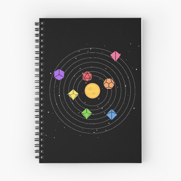 Item preview, Solar System Polyhedral Dice Set Nerdy Tabletop RPG Gamer designed and sold by pixeptional.