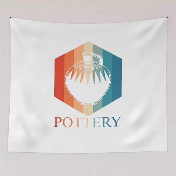 Item preview, Retro Pottery | Potter Ceramic Artist Wheel Clay Glazed designed and sold by Cedinho.