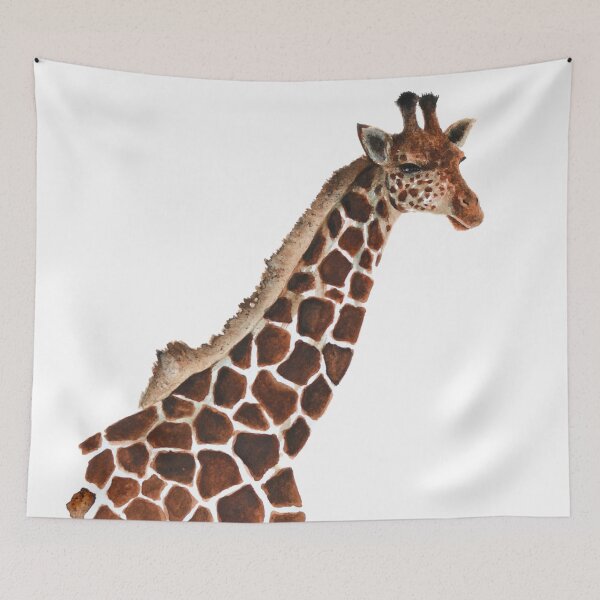 Item preview, Giraffe portrait designed and sold by Laura de Breuil.