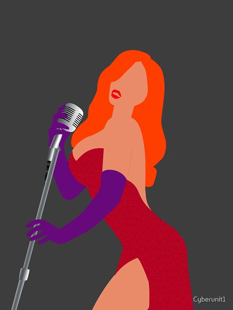 Thumbnail 3 of 3, Scarf, Jessica Rabbit designed and sold by Cyberunit1.