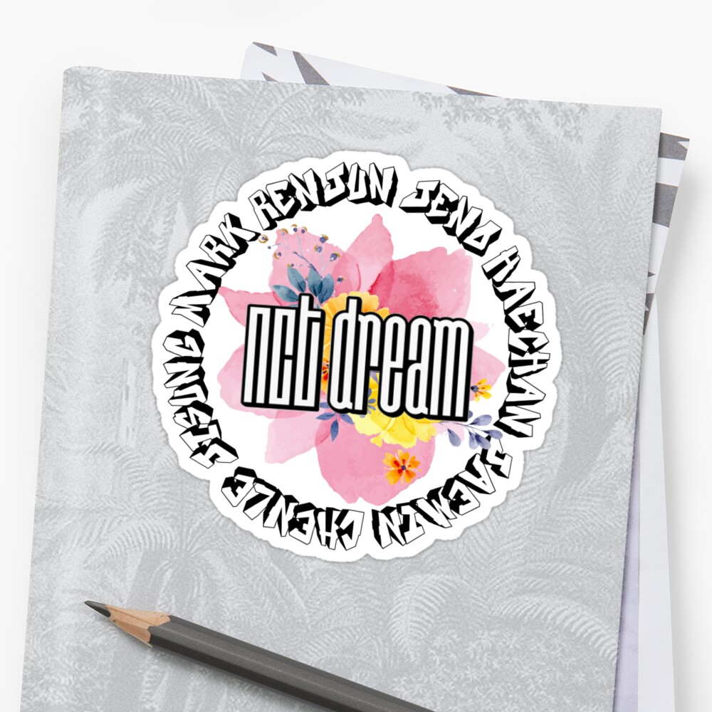 nct dream sticker by nurfzr redbubble