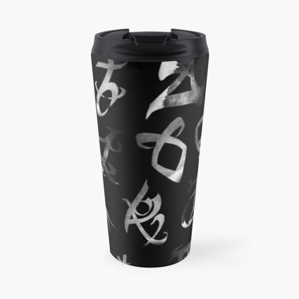 Silver Runes Travel Mug