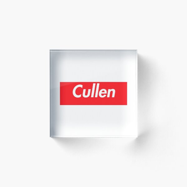Hello My Name Is Cullen Name Tag Acrylic Block