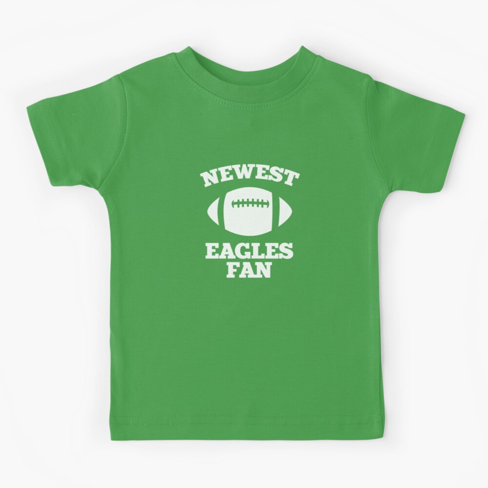 GLITTER Cutest Eagles Fan Toddler Jersey Style T-shirt Makes 