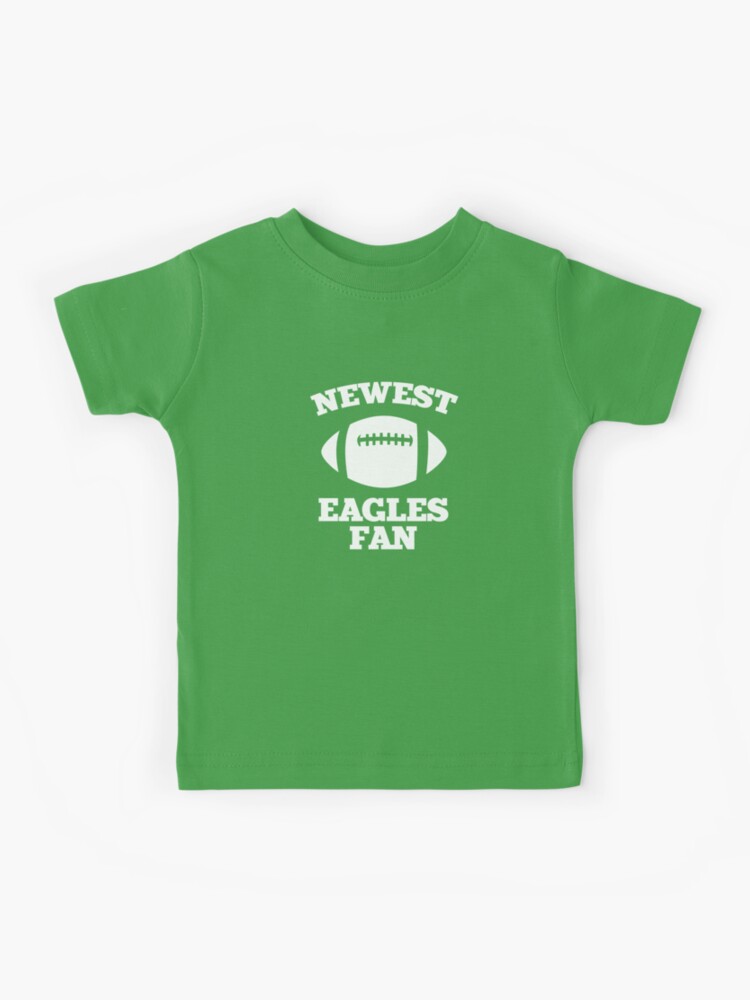 GLITTER Cutest Eagles Fan Toddler Jersey Style T-shirt Makes 