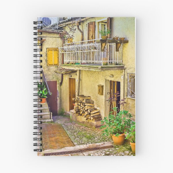 Item preview, Court Yard in Fumone Italy designed and sold by Warren. A. Williams.