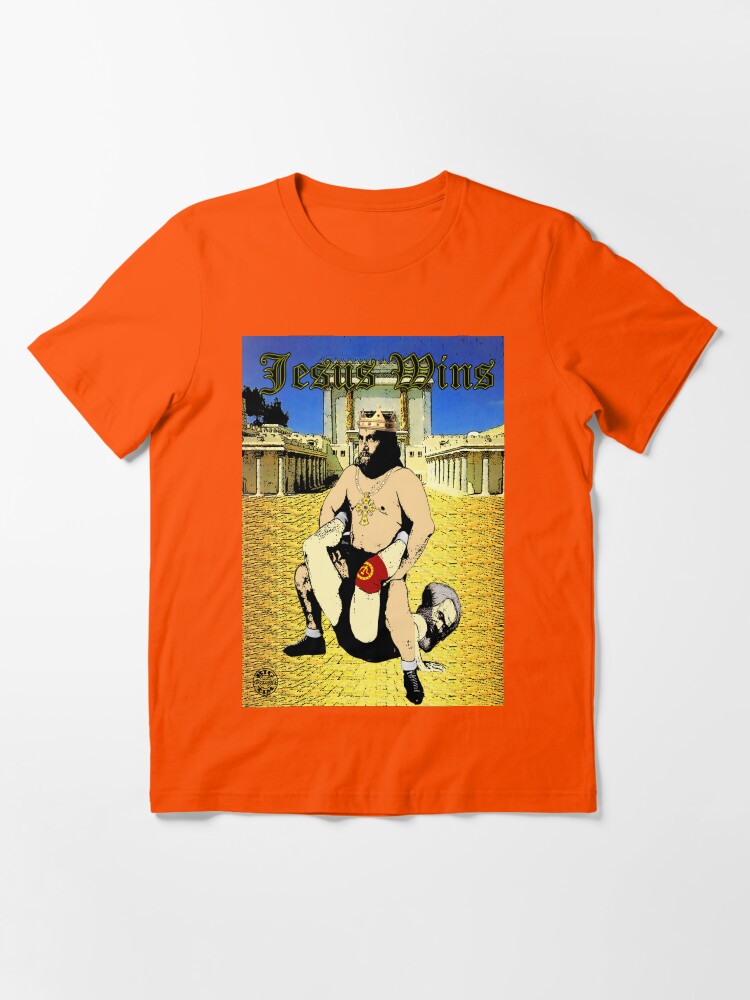 Alternate view of Jesus wins Essential T-Shirt