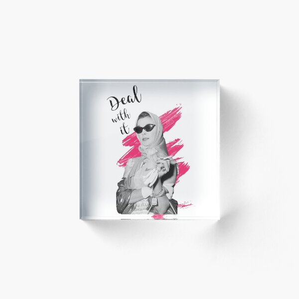 Vivien Leigh - Deal With It (Version One) Acrylic Block
