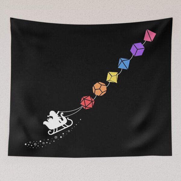 Item preview, Christmas Polyhedral Rainbow Dice Set Tabletop RPG Addict designed and sold by pixeptional.