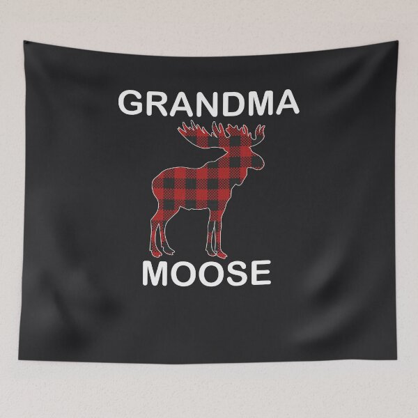 Item preview, Grandma Moose | Red Plaid Buffalo Matching Family Pajama designed and sold by melsens.