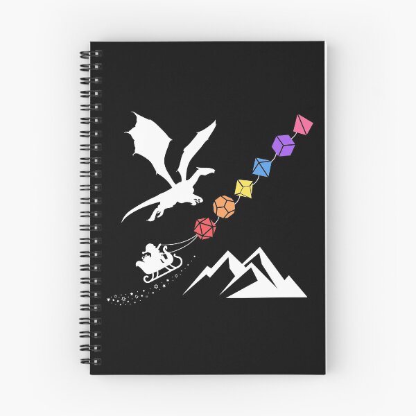 Item preview, Nerdy Christmas Rainbow Polyhedral Dice Set Tabletop RPG Addict designed and sold by pixeptional.