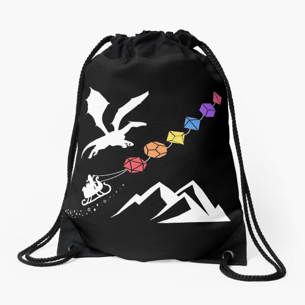 Item preview, Nerdy Christmas Rainbow Polyhedral Dice Set Tabletop RPG Addict designed and sold by pixeptional.
