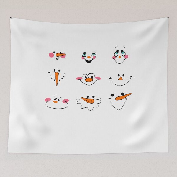 Item preview, Snowman Faces Christmas Funny Santa Clause Snowfigure Tee designed and sold by Cedinho.