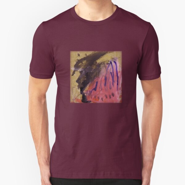 Monster wearing pink Slim Fit T-Shirt