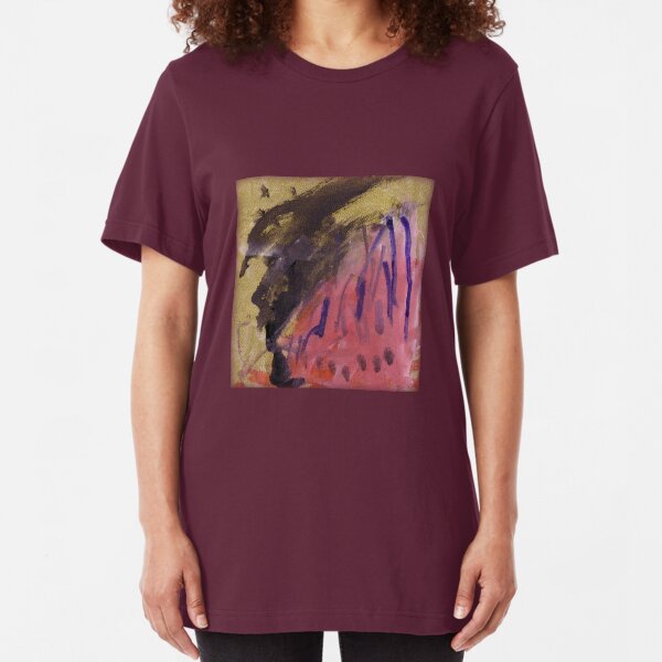 Monster wearing pink Slim Fit T-Shirt