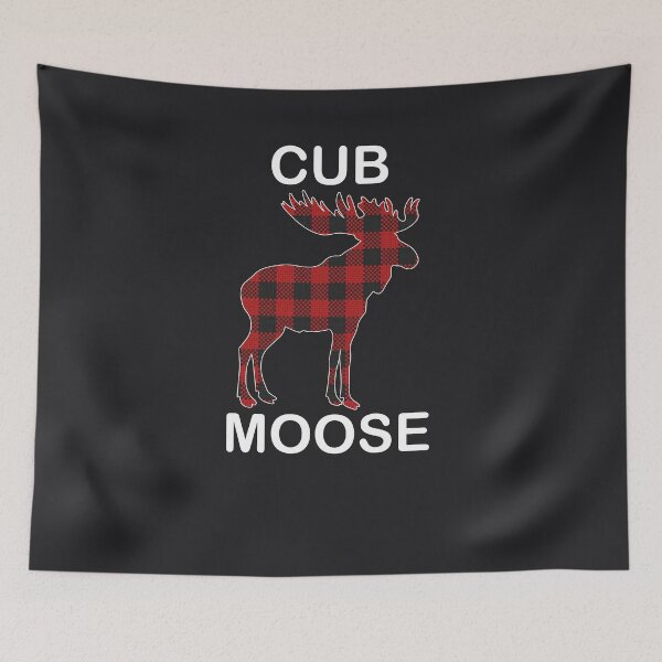 Item preview, Cub Moose | Red Plaid Buffalo Matching Family Pajama designed and sold by melsens.