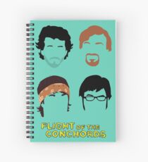 Cuaderno de espiral Vuelo de los Conchords: Silly-ettes