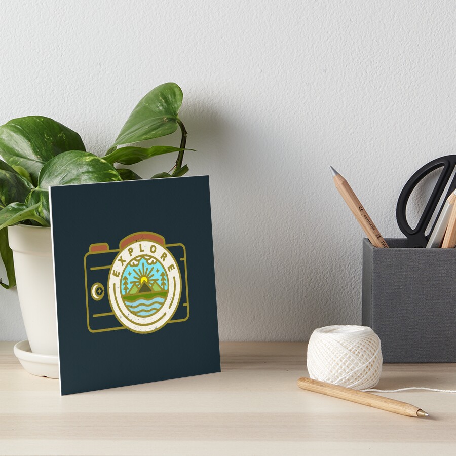 Explore Art Board Print