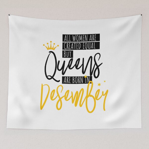 Item preview, Birthday Gift Queens Are Born In December  designed and sold by IvonDesign.