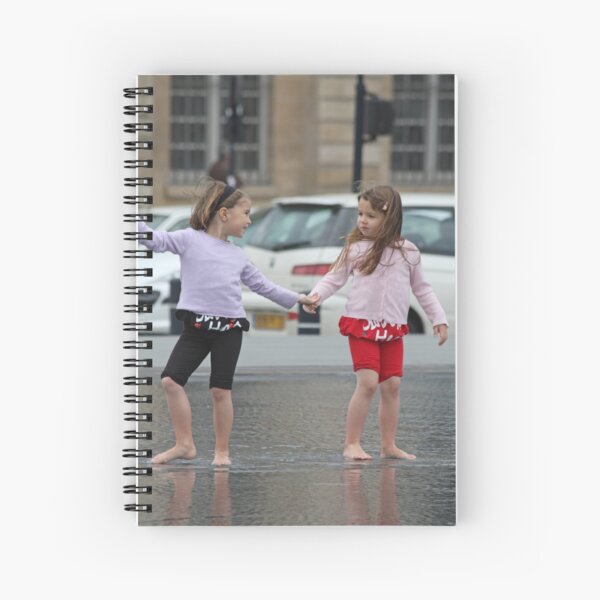 Twin Girls Spiral Notebook