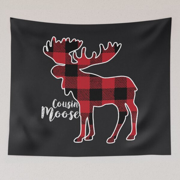 Item preview, Red Plaid Moose designed and sold by melsens.