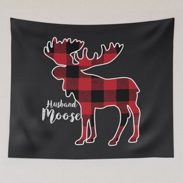 Item preview, Red Plaid Moose designed and sold by melsens.