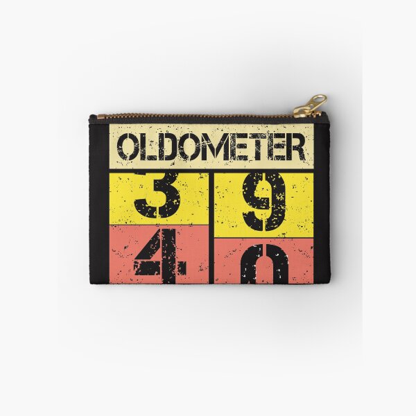 Item preview, Oldometer turning from 39 to 40 years old vintage Funny 40th Birthday gift for men women designed and sold by alenaz.