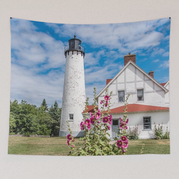 Item preview, Point Iroquois Lighthouse designed and sold by Patty Doublet Photography.
