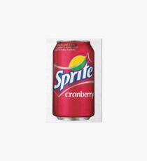 Sprite cranberry can Art Board Print