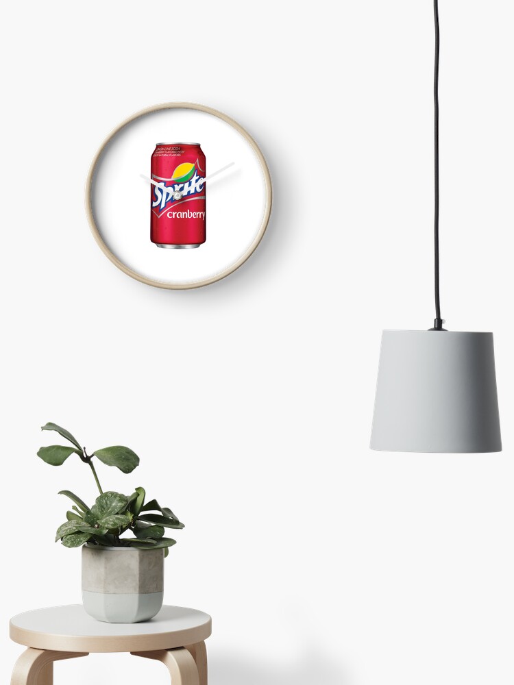 Sprite Cranberry Can Clock By Eggowaffles Redbubble - sprite cranberry roblox guy floor pillow by eggowaffles