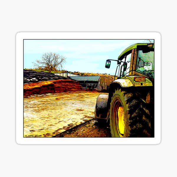 Irish Farm Life - Comic style Sticker