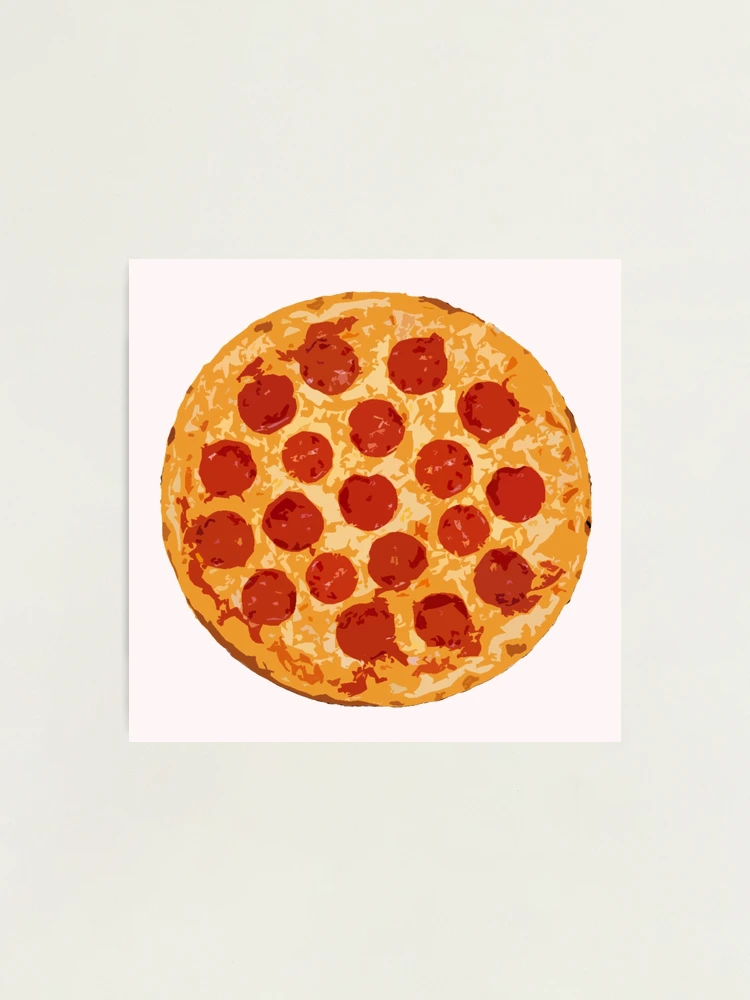 Pixel Piece Pizza Cheese Pepperoni Italian Stock Illustration 2363122345