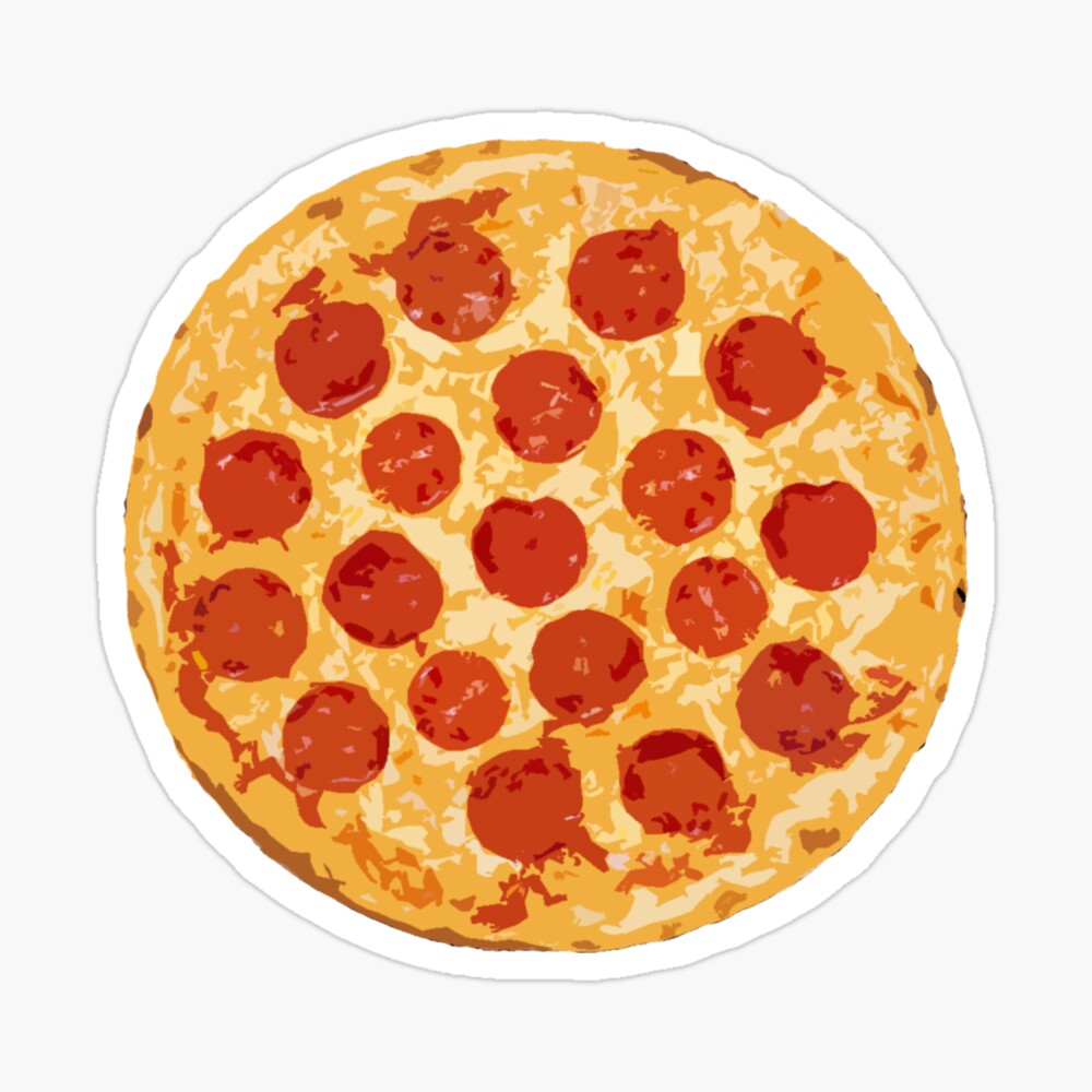 Pixel Piece Pizza Cheese Pepperoni Italian Stock Illustration 2363122345