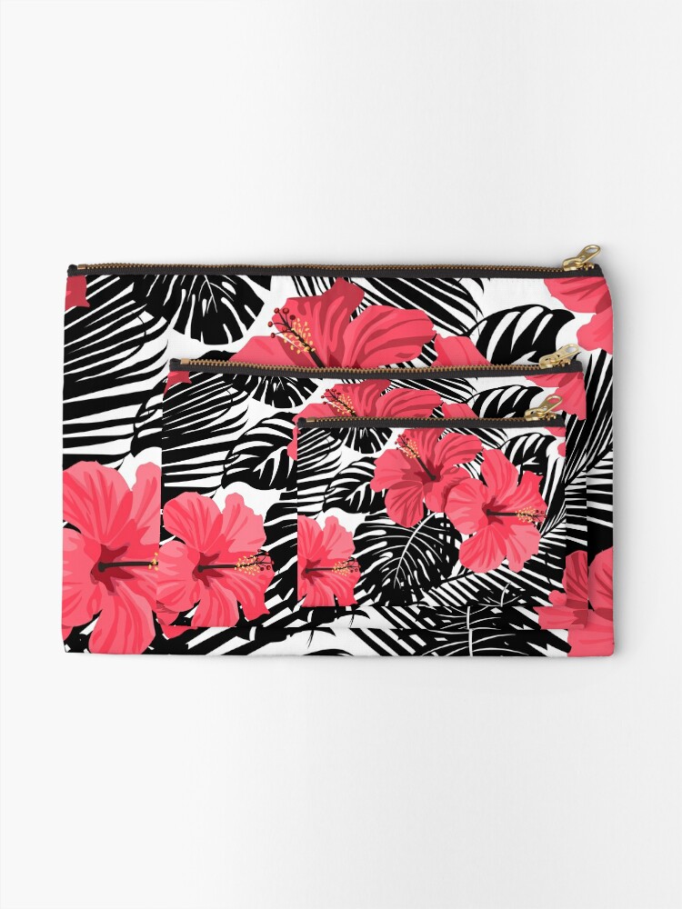 Disover Fancy Tropical Pattern Makeup Bags